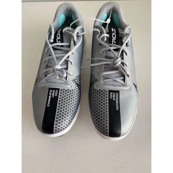 Nike Force Zoom Trout 7 Pro Men's Sz 15 Metal Baseball Cleats Grey CQ7224-023 - Picture 2 of 10